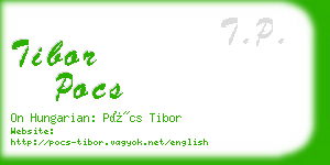 tibor pocs business card